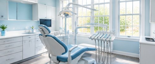 A bright dental office